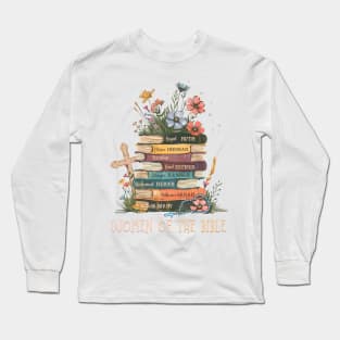 The Original Women of The Bible Books Gift For Men Women Long Sleeve T-Shirt